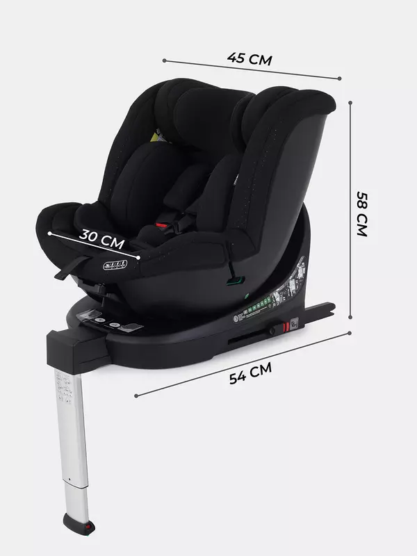 Автокресло Mowbaby Stage isofix (40-150 см) Black