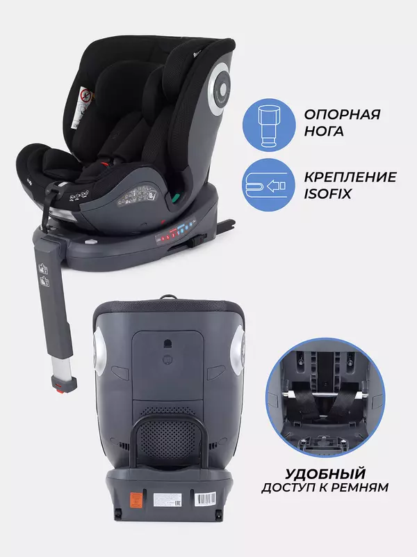 Автокресло Rant MultiFix (40-150см) black