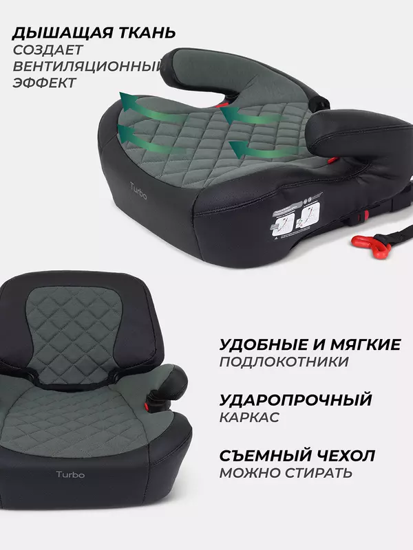 Автокресло Rant Turbo Pro Isofix 3 (22-36 кг) Green